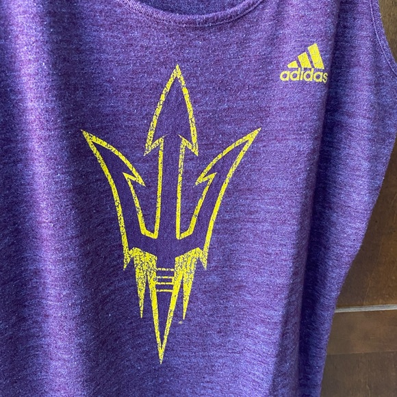 Adidas ASU Tank Top Size Womens Medium Arizona State Marroon - Picture 2 of 4